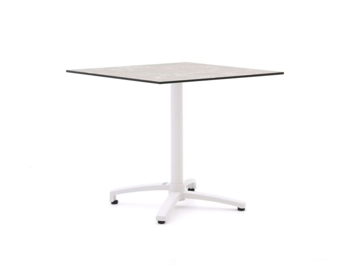 Bellagio tuinmeubelen Bellagio Canzo klaptafel 80x80x73cm Laagste prijsgarantie! – Wit