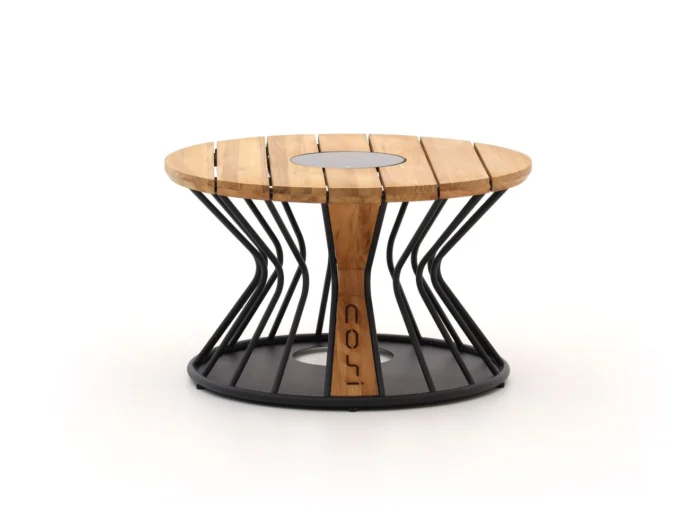 Cosilumia bijzet tuintafel ø70cm (h:41cm) - Zwart