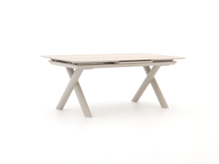 Bellagio tuinmeubelen Citadella dining tuintafel uitschuifbaar 200/260x100x76cm - Taupe
