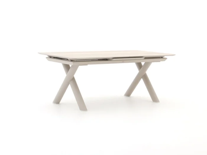 Bellagio tuinmeubelen Citadella dining tuintafel uitschuifbaar 200/260x100x76cm - Taupe