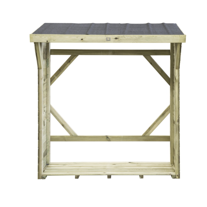 Houtberging haardhoutberging haardhout 180x74x174cm