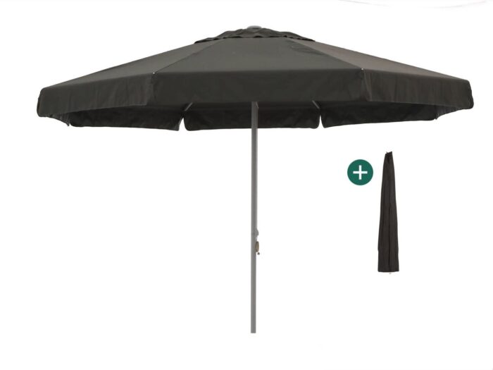 Shadowline Bonaire parasol ø 400cm Laagste prijsgarantie! – Zwart