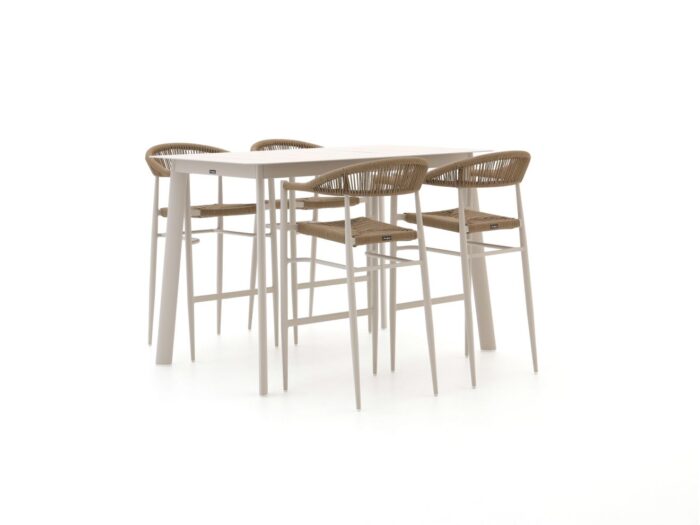 Manifesto Furniture Belpasso/Savio 150cm barset 5-delig – Taupe