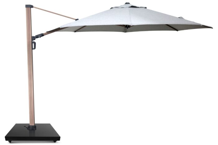 Camello Luna zweefparasol 3.5m S2 Excellent (excl. voet) – Grijs-antraciet