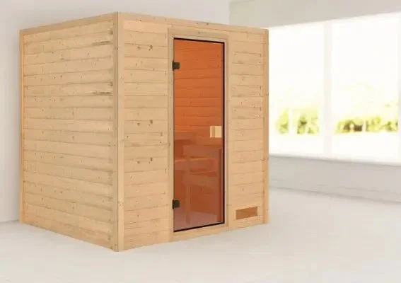 Karibu | Adelina Sauna | Kachel 9 kW Externe Bediening