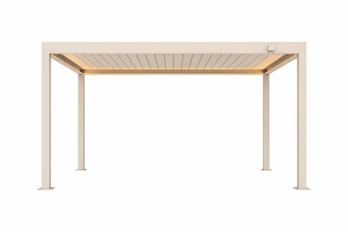 Camello Ventura pergola 300×400 cm loft – Taupe-naturel-bruin