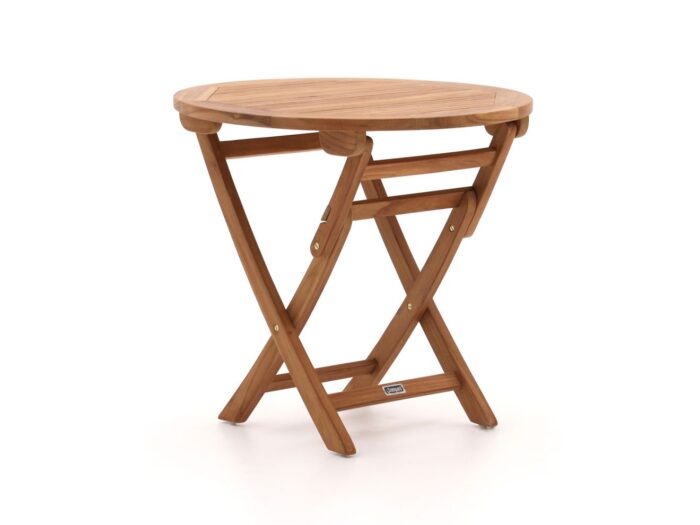 Bellagio tuinmeubelen Sunyard Preston klaptafel ø 80cm (h:75cm) Laagste prijsgarantie! – Bruin