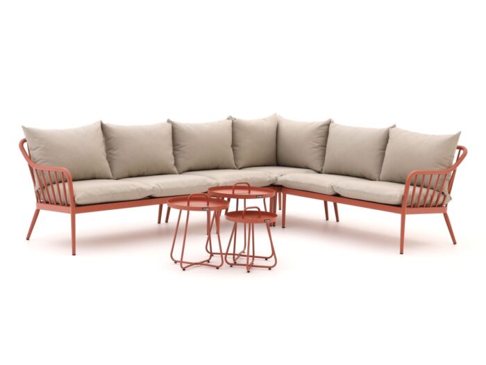 Manifesto Furniture Manifesto Celante/Pito hoek loungeset 7-delig Laagste prijsgarantie! – Oranje