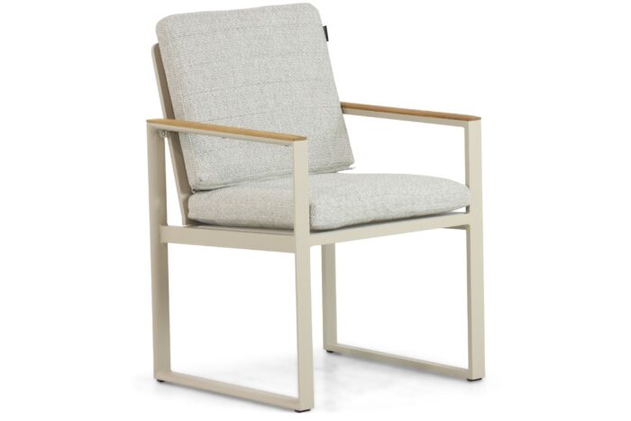 Lifestyle Garden Furniture Faro dining tuinstoel – Taupe-naturel-bruin