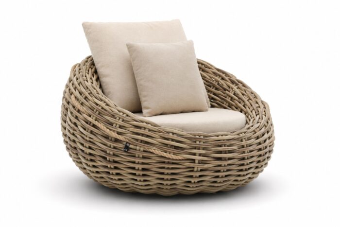 Apple Bee Cocoon lounge tuinstoel – Zand/Beige