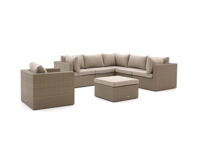 Forza Furniture Forza Cecita hoek loungeset 7-delig 6-zits Laagste prijsgarantie! – Taupe