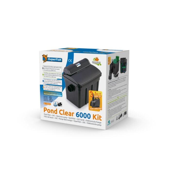 Superfish Pondclear Kit 6000 vijver SuperfishPondcl.kit 6000 -uvc 7w- pomp 2000l
