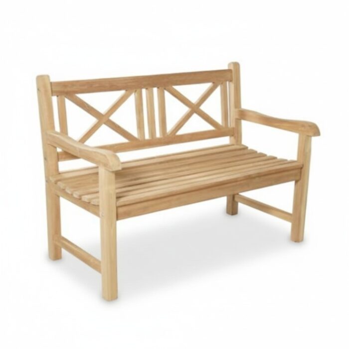BUITEN living Lissabon 2-zits tuinbank | teakhout | Natural Teak | 120cm