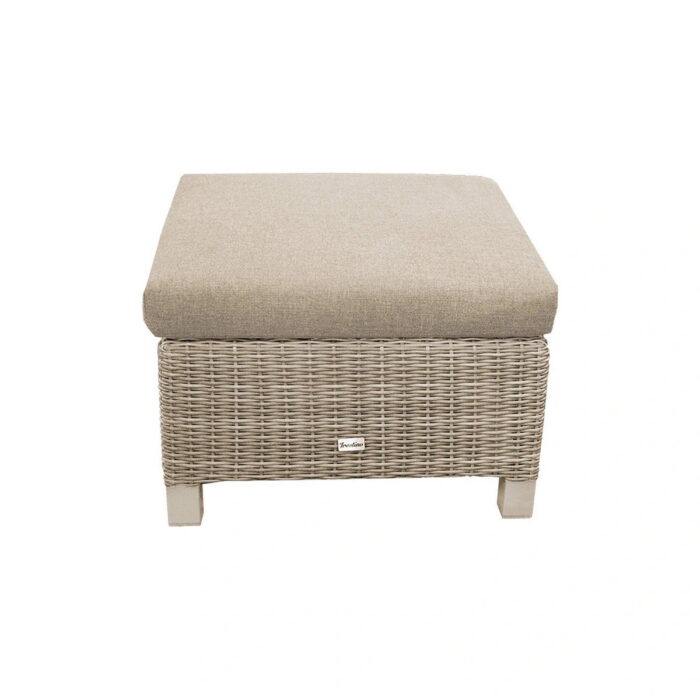Buitengewoon de boet Barree Voetenbank Latte – beige;bruin