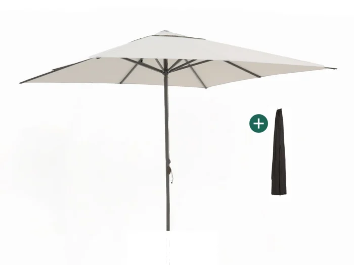 Shadowline Cuba parasol 350x350cm - Grijs