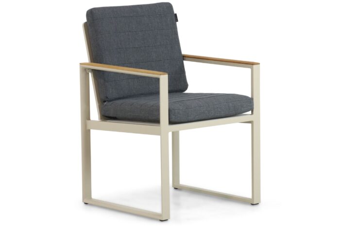 Lifestyle Garden Furniture Faro dining tuinstoel – Taupe-naturel-bruin