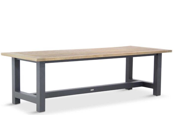 Lifestyle Garden Furniture San Francisco dining tuintafel 260 x 100 cm – Grijs-antraciet