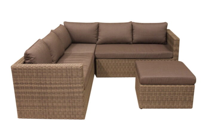 Eurofleur aanbieding Gibson loungeset natural kobo grey 208 x 208 cm hoekset – grijs