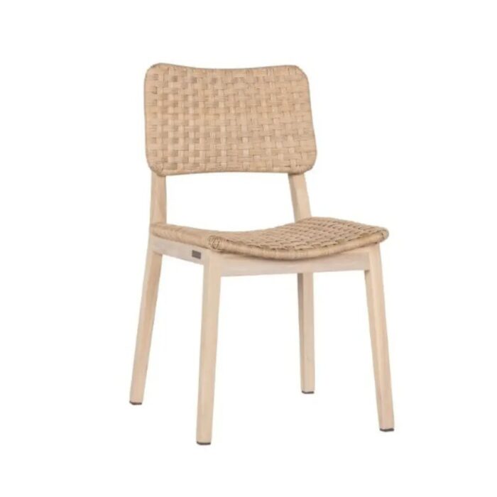Max luuk Charlotte tuinstoel aged teak finish linen Max & Luuk – natuurlijk