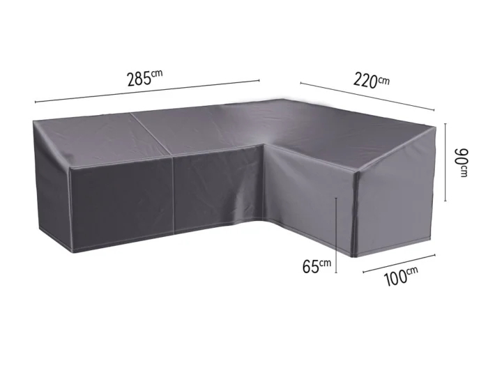 Aerocover Lounge cover L HB 285x220x100xH65/90 cm rechts antraciet