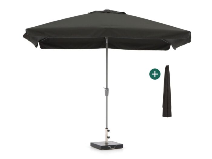 Shadowline Aruba parasol 300x200cm Laagste prijsgarantie! – Zwart