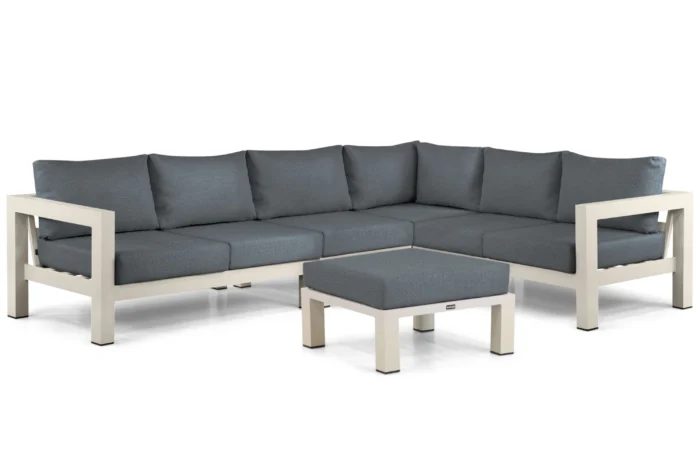 Lifestyle Garden Furniture Luca hoek loungeset 5-delig - Taupe-naturel-bruin