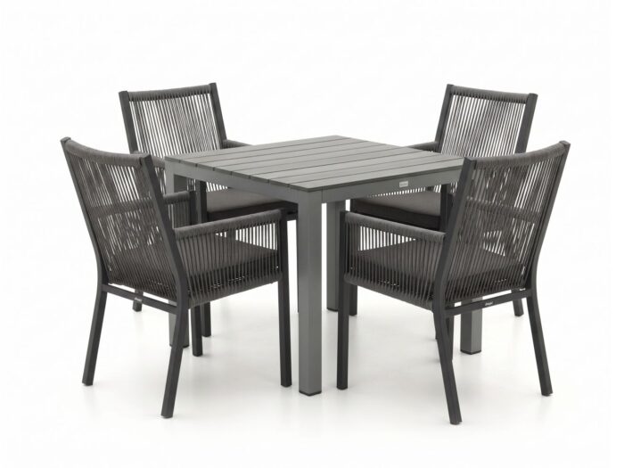 Manifesto Furniture Rivola/Fidenza 90cm dining tuinset 5-delig