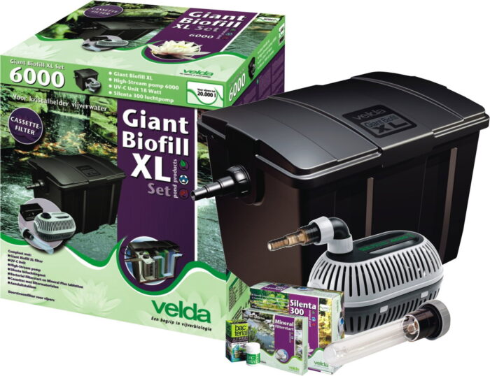 Velda Vijverfilterset Giant Biofill XL 6000 – Zie Foto
