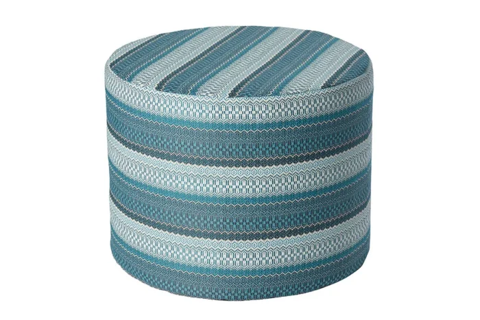 Borek | Desio Poef AW Ø60 x 48 cm | Azzurro