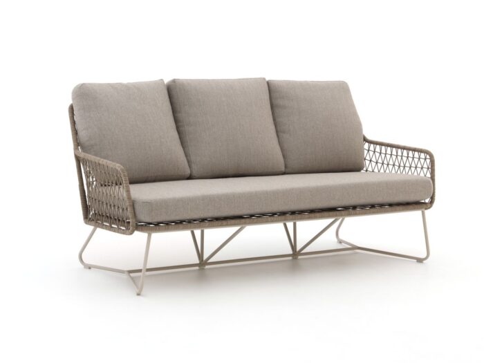 Intenso Furniture Intenso Trasimeno lounge tuinbank 3-zits 189,5cm Laagste prijsgarantie! – Taupe