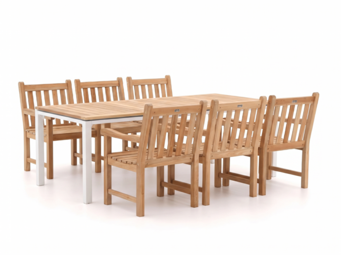 Sunyard Furniture Wales/Linosa 240cm dining tuinset 7-delig