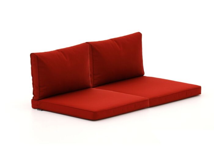 Madison loungekussenset luxe zit 73x73cm rug 73x40cm 4-delig Laagste prijsgarantie! – Rood