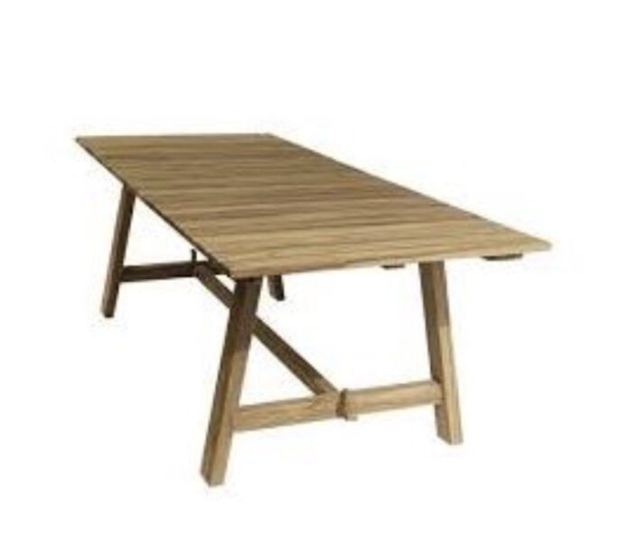 Van der leeden Teak Tuintafel Thijs 240X100x78 cm – bruin