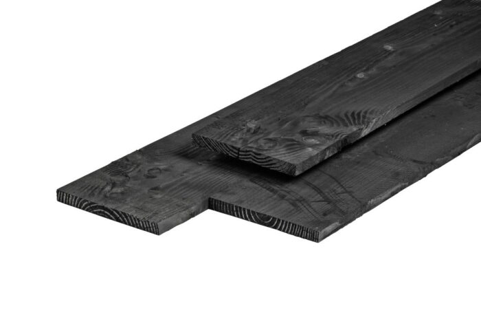 Tuindeco Plank douglas zwart geimpregneerd 2,5×25,0x500 cm