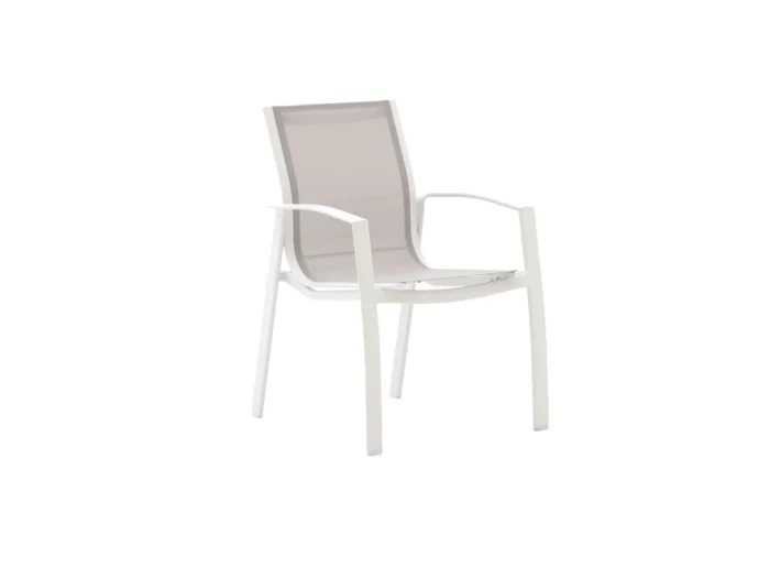 Forza Furniture Altea dining tuinstoel stapelbaar - Wit