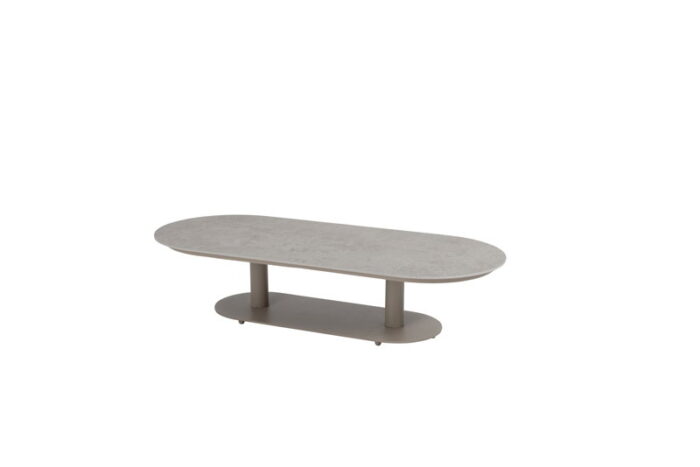 4so Boaz salontafel latte ovaal 150×65 cm