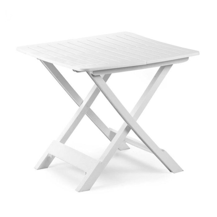 Buitengewoon de boet Campingtafel teverne wit 91,5×72 cm