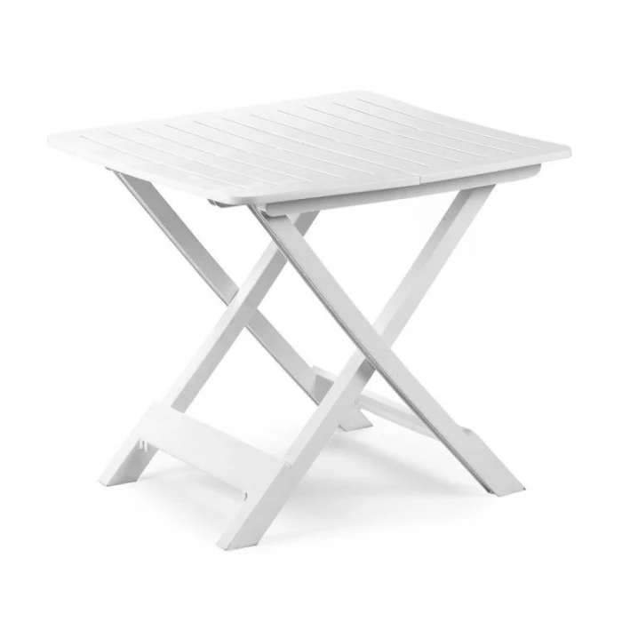 Buitengewoon de boet Campingtafel teverne wit 91,5x72 cm