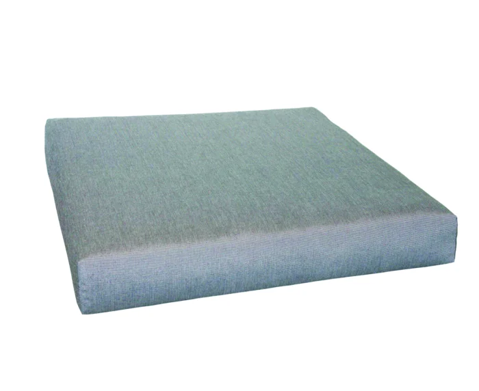 Lounge stoel hardhout hocker kussen