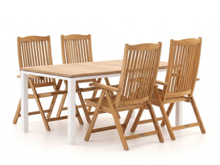 Sunyard Furniture Veronica/Linosa 180cm dining tuinset 5-delig verstelbaar