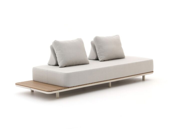 Bellagio tuinmeubelen Bellagio San Lupo lounge tuinbank 2-zits links/rechts 253cm Laagste prijsgarantie! – Taupe