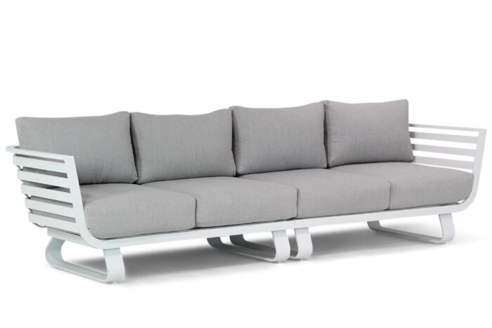 Santika Furniture Sovita lounge tuinbank 2-delig – Wit
