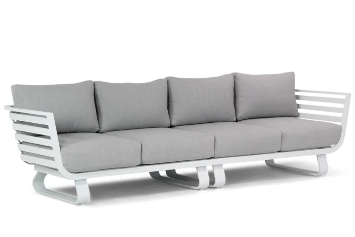 Santika Furniture Sovita lounge tuinbank 2-delig - Wit