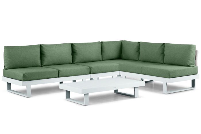Lifestyle Garden Furniture Lorenzo hoek loungeset 5-delig – Wit