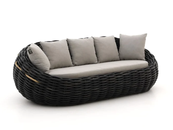 Apple Bee Cocoon lounge tuinbank 3-zits 236cm - Zwart