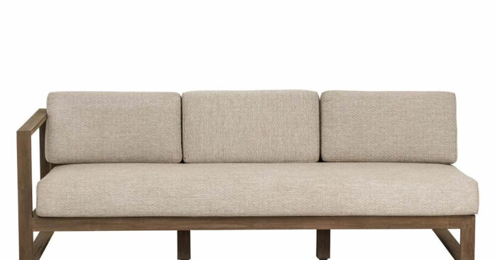 Apple Bee | Loungebank Antigua 3-zits Links | Coastal Teak
