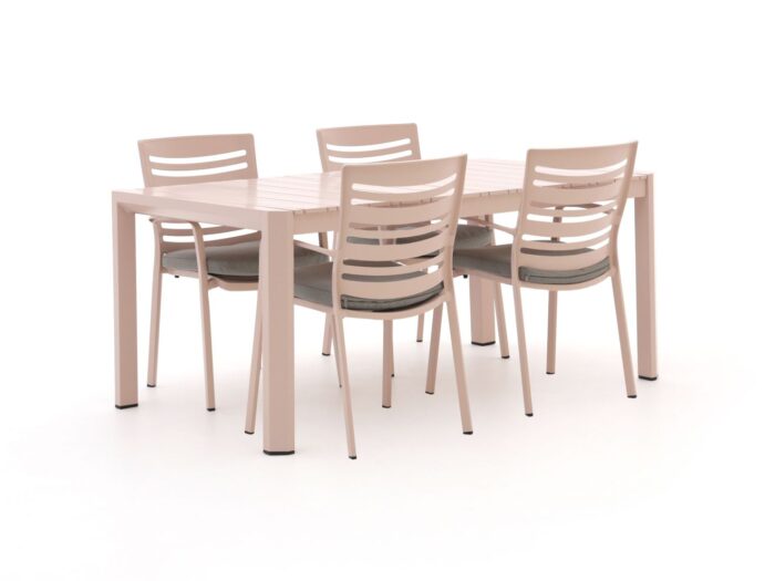 Hartman tuinmeubelen Hartman Alexandra dining tuinset 5-delig Laagste prijsgarantie! – Roze