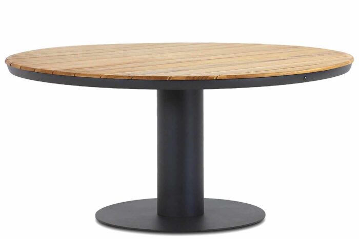 Coco Salerno dining tuintafel 160 cm – Grijs-antraciet