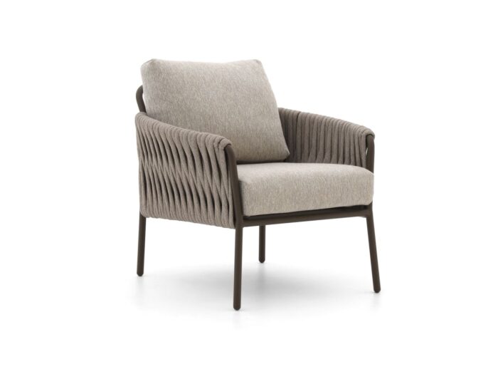 SUNS Fiave low dining tuinstoel Laagste prijsgarantie! – Taupe
