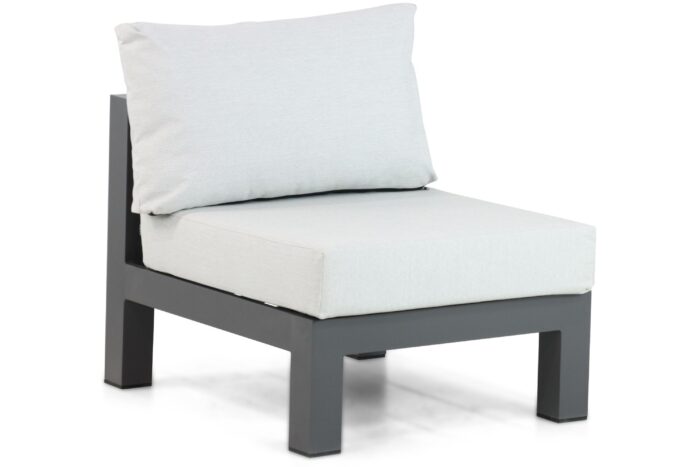 Lifestyle Garden Furniture Salina/Ancona 150 cm dining tuinset 7-delig – Grijs-antraciet